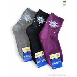 Жіночі шкарпетки Зима 175 mix (12 шт. р.сітка37-41) "Алия" недорого оптом від прямого постачальника