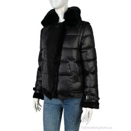 Фотография Куртка женская Зима 349 (12056) black (4 шт. р.сетка M-L) "Obuvok" недорого оптом от прямого поставщика
