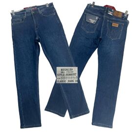 Фотография Джинсы мужские RS800DT blue р.34-46 "God Baron" недорого оптом от прямого поставщика