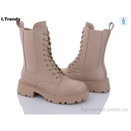 Фотография Ботинки женские стильные зима B9709-10 (6 пар р.36-41) "Trendy" недорого оптом от прямого поставщика