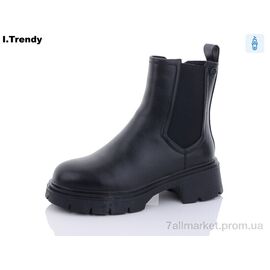 Фотография Ботинки женские стильные зима B0001 (6 пар р.36-41) "Trendy" недорого оптом от прямого поставщика