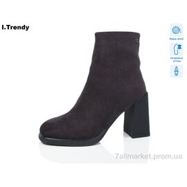 Черевики жіночі стильні Зима BT1178-2 (6 пар р.36-41) "Trendy" недорого оптом від прямого постачальника