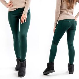 Фотография Лосины женские тёплые 731 green р.S-XL "VICTORY" недорого оптом от прямого поставщика