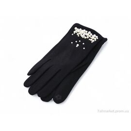 Фотография Перчатки женские Зима 6-05 black-old (10 шт. р.сетка 6,5-8,5) "KUINH" недорого оптом от прямого поставщика