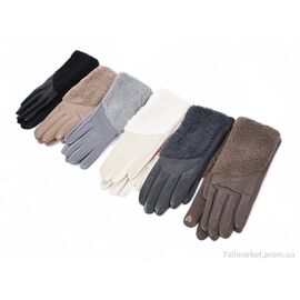 Фотография Перчатки женские Зима 01 mix-old (12 шт. р.сетка 6,5-8,5) "KUINH" недорого оптом от прямого поставщика