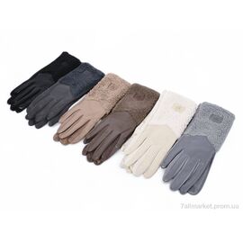 Фотография Перчатки женские Зима 02 mix-old (12 шт. р.сетка 6,5-8,5) "KUINH" недорого оптом от прямого поставщика