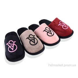 Тапки жіночі для будинку Весна/осінь 6065 mix (5 пар р.36-41) "Deshman" недорого оптом від прямого постачальника