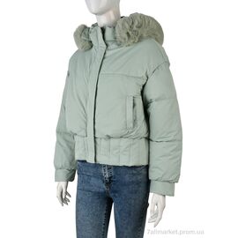 Фотография Куртка женская Зима 025 (12055) green (4 шт. р.сетка M-2XL) "Obuvok" недорого оптом от прямого поставщика