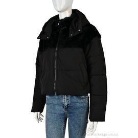 Фотография Куртка женская Зима 19339 (12051) black (4 шт. р.сетка 42-48) "Obuvok" недорого оптом от прямого поставщика