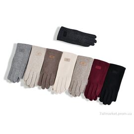 Фотография Перчатки женские Зима 704-1 mix (12 шт. р.сетка 6,5-8,5) "KUINH" недорого оптом от прямого поставщика