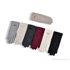 Фотография Перчатки женские Зима 704-3 mix (12 шт. р.сетка 6,5-8,5) "KUINH" недорого оптом от прямого поставщика