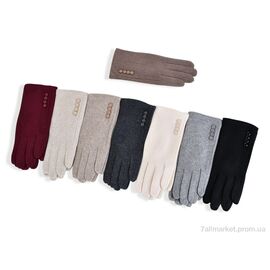 Фотография Перчатки женские Зима 704-4 mix (12 шт. р.сетка 6,5-8,5) "KUINH" недорого оптом от прямого поставщика