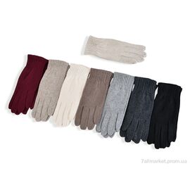 Фотография Перчатки женские Зима 704-5 mix (12 шт. р.сетка 6,5-8,5) "KUINH" недорого оптом от прямого поставщика