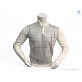 Фотография Свитер мужской Весна/осень 426 св.бежевий (3 шт. р.сетка L-2XL) "TurkishBrend" недорого оптом от прямого поставщика