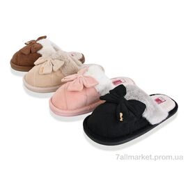 Тапки жіночі для будинку Зима A8121 mix (12 пар р.36-41) "M&L  Alex13" недорого оптом від прямого постачальника