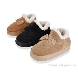 Тапки жіночі для будинку Зима MD10155 mix (12 пар р.36-41) "M&L  Alex13" недорого оптом від прямого постачальника