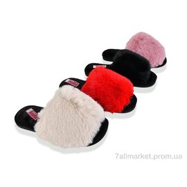 Тапки жіночі для будинку Зима A8146 mix (12 пар р.36-41) "SANLIN 2" недорого оптом від прямого постачальника