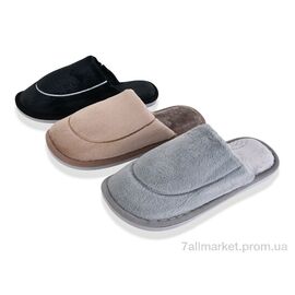 Фотография Тапки мужские домашние зима MU10270 mix (12 пар р.41-46) "SANLIN 2" недорого оптом от прямого поставщика