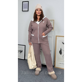 Костюм жіночий прогулянковий вельветовий на хутрі (46-60) "LADA" недорого від прямого постачальника