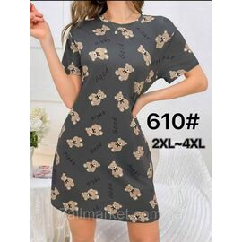Туніка жіноча молодіжна р-ри 2XL-4XL(2кл)"FLOWER" купити недорого від прямого постачальника