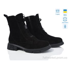 Черевики жіночі стильні Зима 613 чорнний з. (6 пар р.36-40) "Mona Lisa" недорого оптом від прямого постачальника