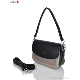 Жіноча сумка 885606 black 17*22*7 см, "Aba" недорого оптом від прямого постачальника