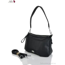 Жіноча сумка 885306 black 20*30*9 см, "Aba" недорого оптом від прямого постачальника
