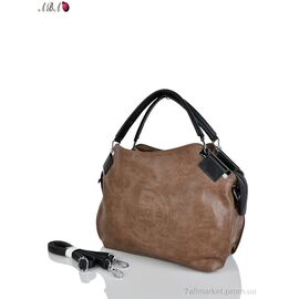 Жіноча сумка 6015 brown 22*30*12 см, "Aba" недорого оптом від прямого постачальника