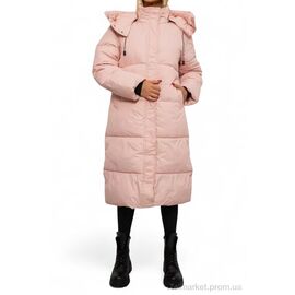 Фотография Куртка женская Зима 106 пудра (6 шт. р.сетка S-L) "Massmag" недорого оптом от прямого поставщика