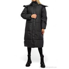 Фотография Куртка женская Зима 106 чорний (6 шт. р.сетка S-L) "Massmag" недорого оптом от прямого поставщика