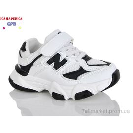 Фотография Кроссовки детские модные Весна/осень T118-3 (8 пар р.22-27) "GFB-Канарейка" недорого оптом от прямого поставщика