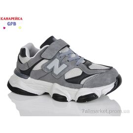 Фотография Кроссовки детские модные Весна/осень R318-2 (8 пар р.32-37) "GFB-Канарейка" недорого оптом от прямого поставщика