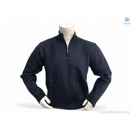 Фотография Свитер мужской Весна/осень 202423 синій (3 шт. р.сетка 3XL-5XL) "TurkishBrend" недорого оптом от прямого поставщика