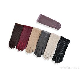 Рукавички жіночі Зима B38-56 mix (12 шт. р.сітка6,5-8,5) "TUZZI" недорого оптом від прямого постачальника