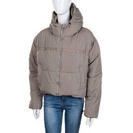 Фотография Куртка женская демисезонная 17592 (12062 d.beige р.42-48 "Obuv OK2" недорого оптом от прямого поставщика