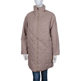 Фотография Куртка женская зимняя 181 (12057) beige двостороння р.M-XL "Obuv OK2" недорого оптом от прямого поставщика