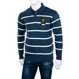 Фотография Свитер мужской Гудзик 1 blue р.M-2XL "STREET" недорого оптом от прямого поставщика