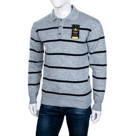 Фотография Свитер мужской Гудзик 4 grey р.M-2XL "STREET" недорого оптом от прямого поставщика