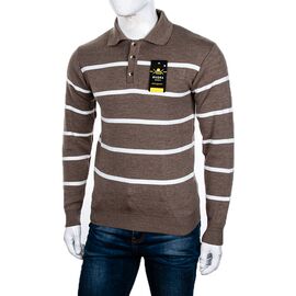 Фотография Свитер мужской Гудзик 6 d.beige р.M-2XL "STREET" недорого оптом от прямого поставщика