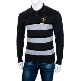 Фотография Свитер мужской Гудзик 7 d.grey р.M-2XL "STREET" недорого оптом от прямого поставщика