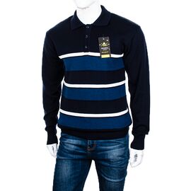 Фотография Свитер мужской Гудзик 8 d.blue р.M-2XL "STREET" недорого оптом от прямого поставщика