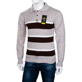 Фотография Свитер мужской Гудзик 9 beige р.M-2XL "STREET" недорого оптом от прямого поставщика