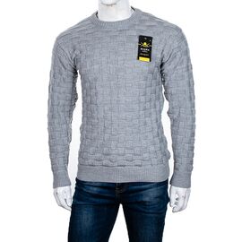 Фотография Свитер мужской Коло grey р.L-2XL "STREET" недорого оптом от прямого поставщика