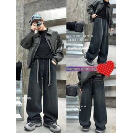 Фотография Джинсы детские утеплённые на мальчика 262801 grey р.28-32 "Meloria" недорого оптом от прямого поставщика