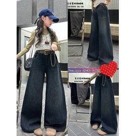 Фотография Джинсы детские утеплённые на девочку 263005 black р.26-30 "Meloria" недорого оптом от прямого поставщика