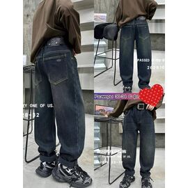 Фотография Джинсы детские утеплённые на мальчика 262810 navy р.30-34 "Meloria" недорого оптом от прямого поставщика