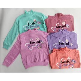 Фотография Костюм детский спортивный тёплый на девочку ML2761 pink р.2-5 "Meloria" недорого оптом от прямого поставщика