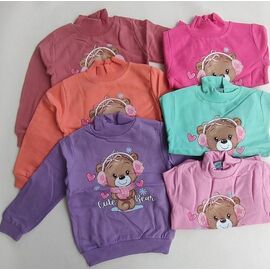 Фотография Костюм детский спортивный тёплый на девочку ML2764 orange р.2-5 "Meloria" недорого оптом от прямого поставщика