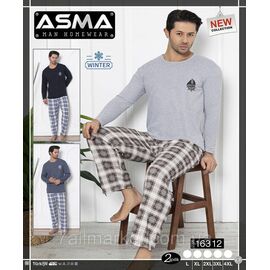 Піжама 2-ка чоловіча байкова розміри L-4XL (3 кв) "MODY" недорого від прямого постачальника