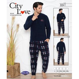 Піжама 2-ка чоловіча флісова розміри L-4XL "MODY" недорого від прямого постачальника